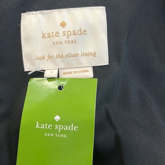 Kate Spade New with Tags Black with Multi Print Trim Dress - Picture 8 of 10